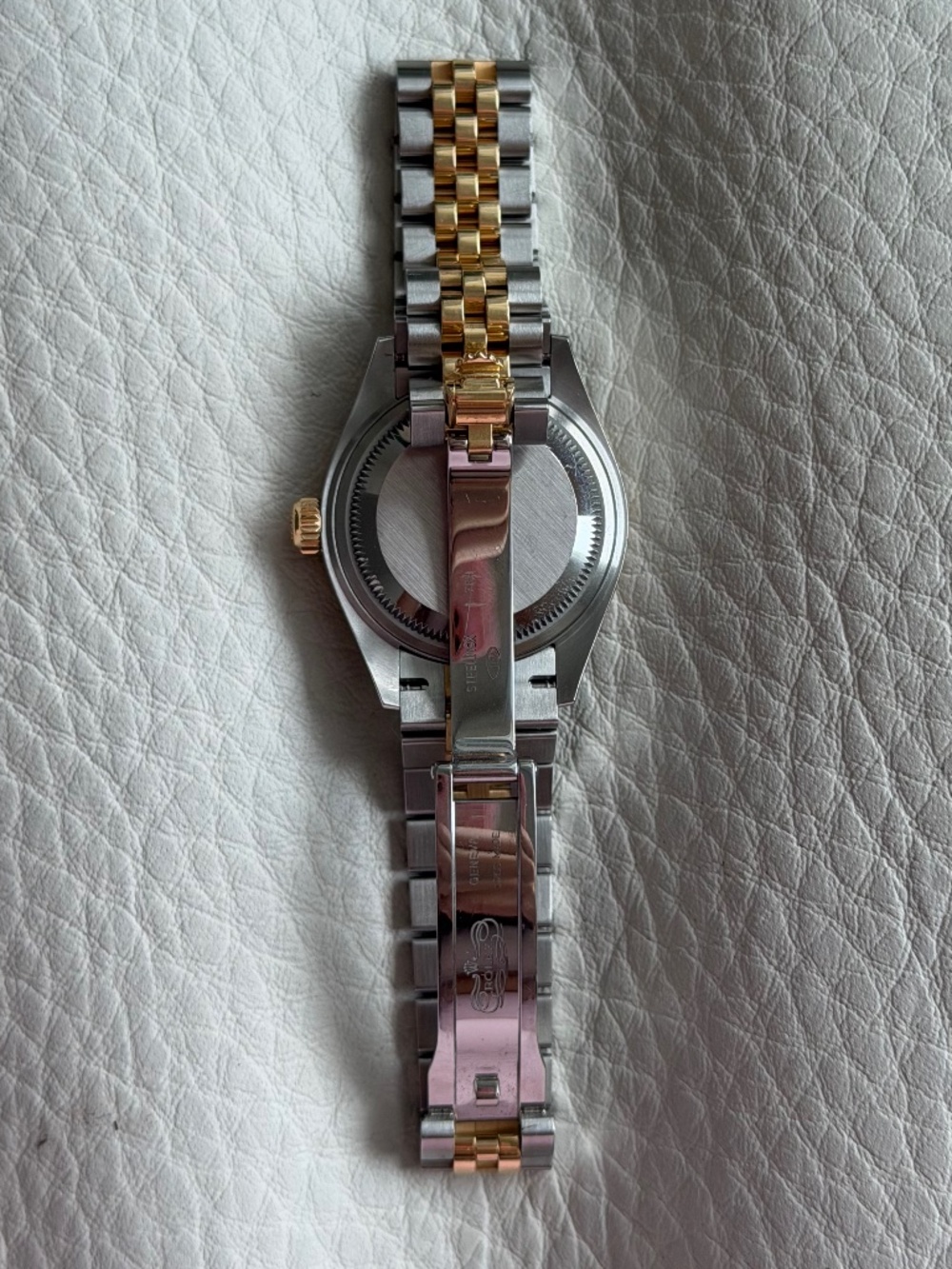 Rolex Lady-Datejust Two Tone Ref 279173 Champagne Diamond Dial 28 mm Box &Papers - Picture 15 of 17